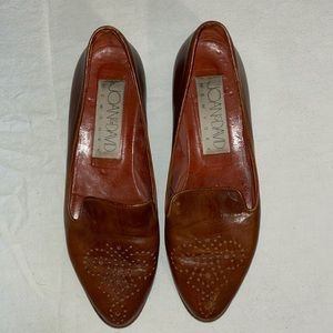 Joan & David Women’s Vintage Leather Loafers size 8.5